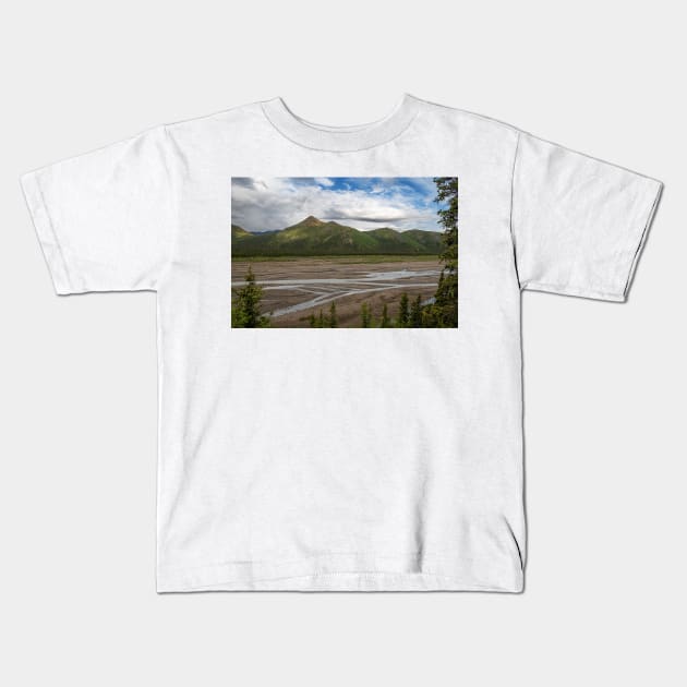 Shallow Riverbed Kids T-Shirt by andykazie